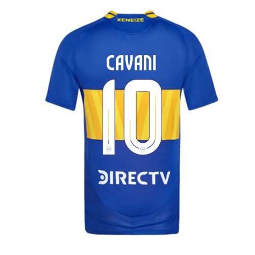 Fotbalové Dres Boca Juniors Edinson Cavani #10 Domácí 2024-25 Krátký Rukáv